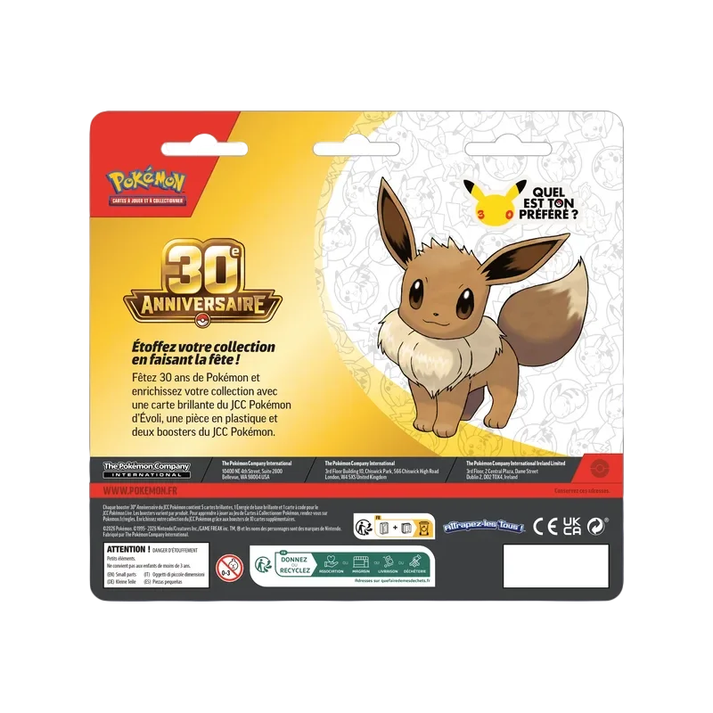 Pokémon TCG - 30th Celebration 2-Pack Blister - Francês